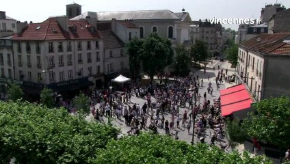 Inauguration de la place de l'église