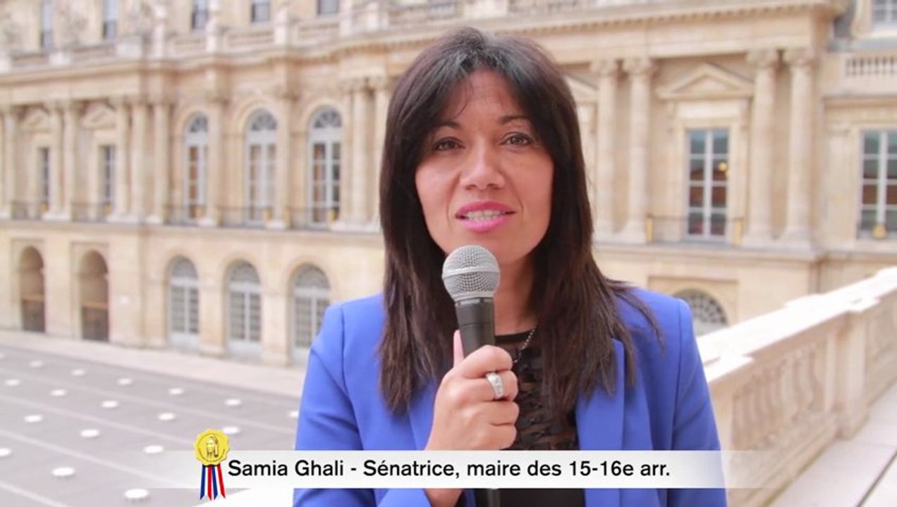Remise de la Marianne d'Or à Samia GHALI le Mercredi 12 juin