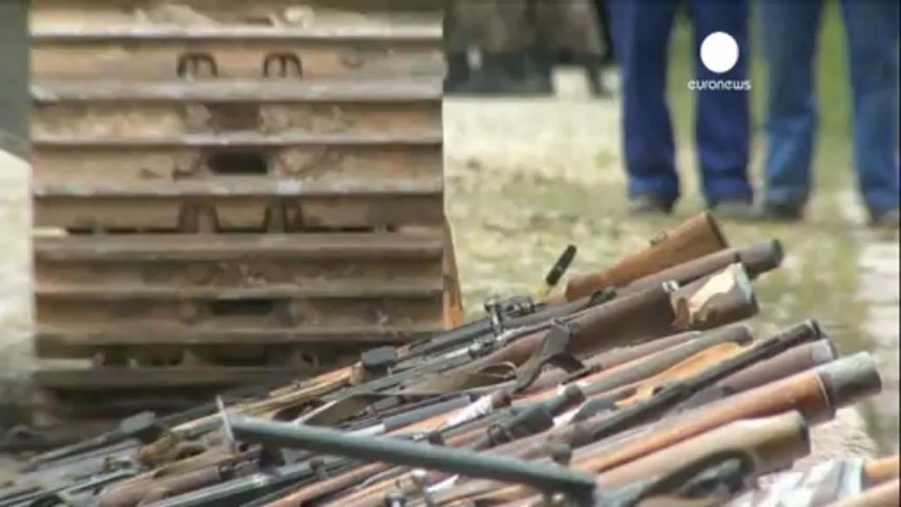 Bosnia melts down old weapons