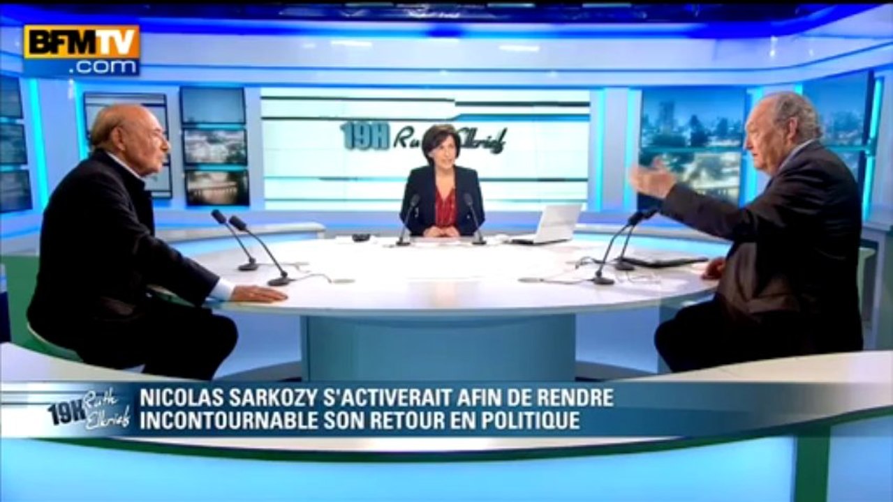 Roland Cayrol et Jacques Séguéla: le face à face Ruth Elkrief - 12/06
