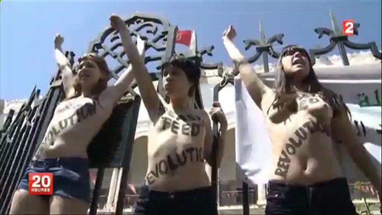 4 mois de prison pour les FEMEN en Tunisie