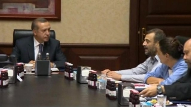Turkish PM Erdogan meets protest representatives