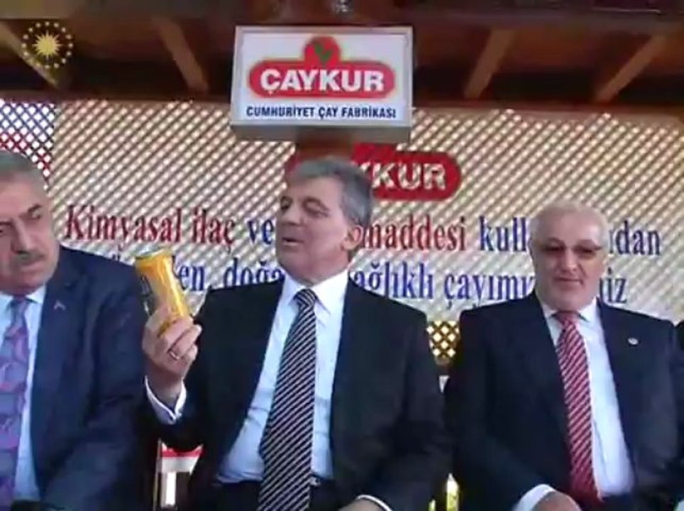 Cumhurbaşkanı Gül, Çayı Yerinde İnceledi - VİDEO İZLE - www.olay53.com