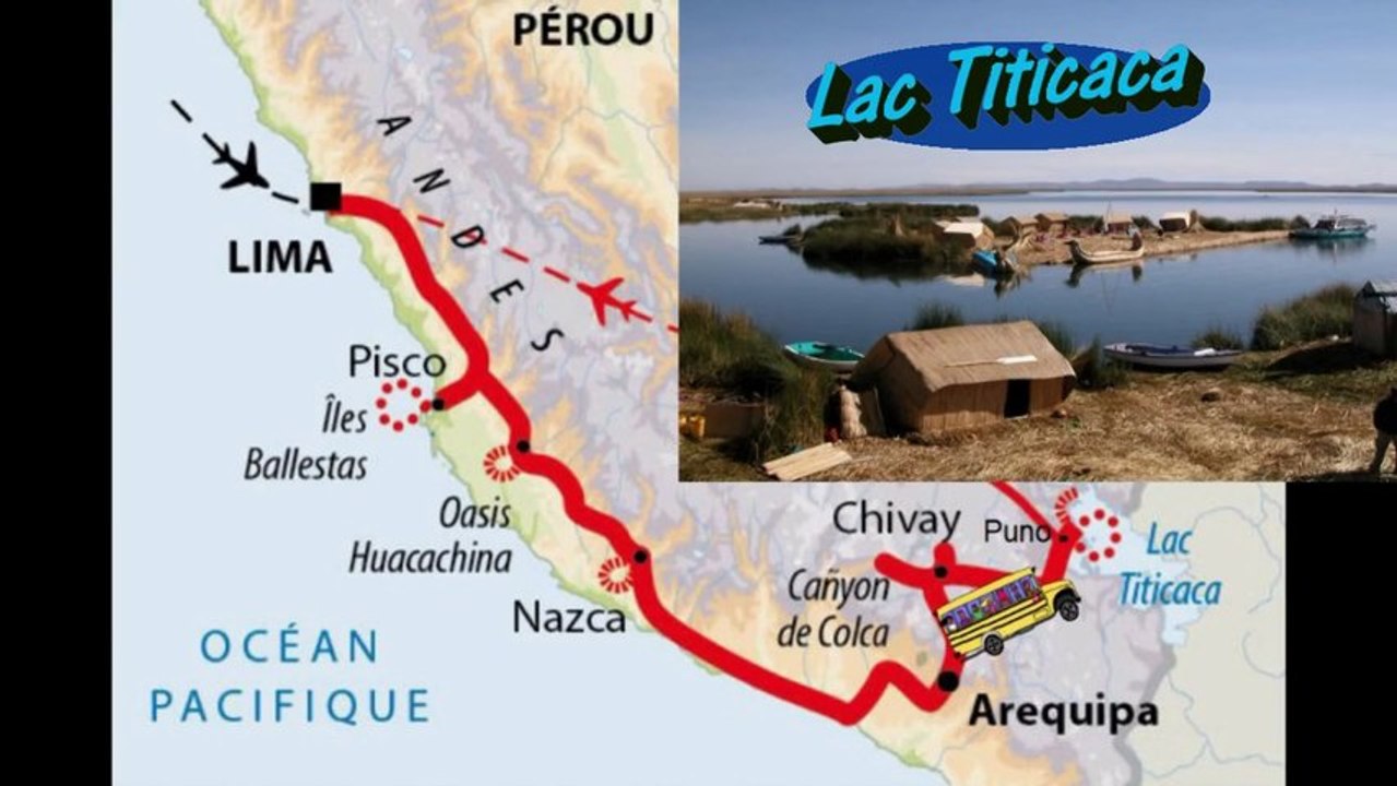 Pérou, LacTiticaca (HD) Iles des Uros et Taquile