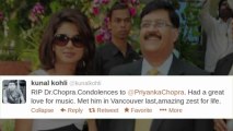 Bollywood Mourns Over Priyanka Chopran's Father Dr. Ashok Chopran's Death