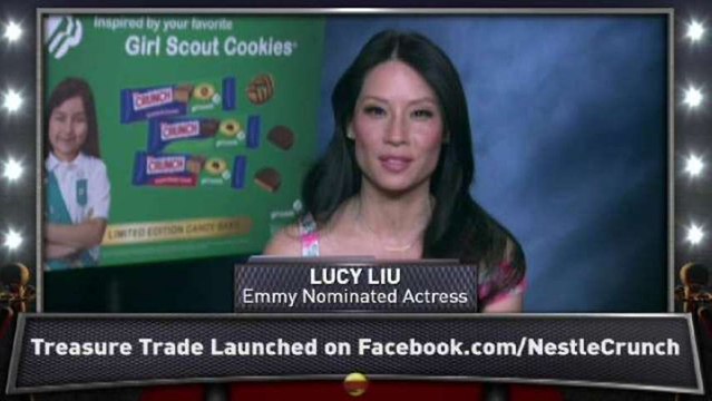 Lucy Liu for Nestle Girl Scout Candy Bar