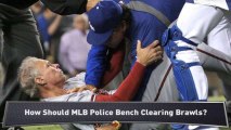 Can MLB Police Bench Clearing Brawls?