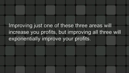 Increase business profits in 3 simple ways