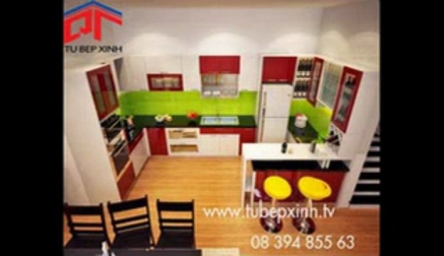 Không gian tủ bếp hiện đại cho gia đình Việt