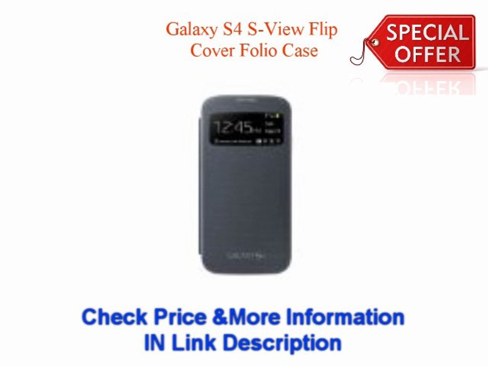 %@# Best Buy Samsung Galaxy S4 S-View Flip Cover Folio Case (Black) Top Deals