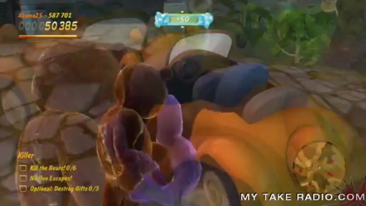 Naughty Bear Game Footage