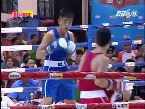Giải boxing - Trận 2: Võ sĩ Nguyễn Văn Đương (CAND) - Phạm Đức Đoàn (Bắc Ninh)