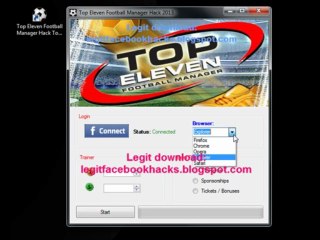 Top Eleven Football Manager Hack Tool 2013
