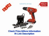 %% Buy Black & Decker LD120VA 20-Volt MAX Lithium-Ion Drill Driver with 30 Accessories Cheap Price