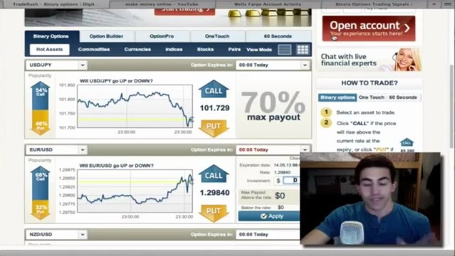 TradeRush And Binary Options Trading Signals Winning Binary Options Strategy