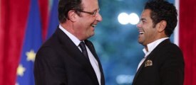 Debbouze amuse Hollande en comparant Sarkozy à Joe Dalton