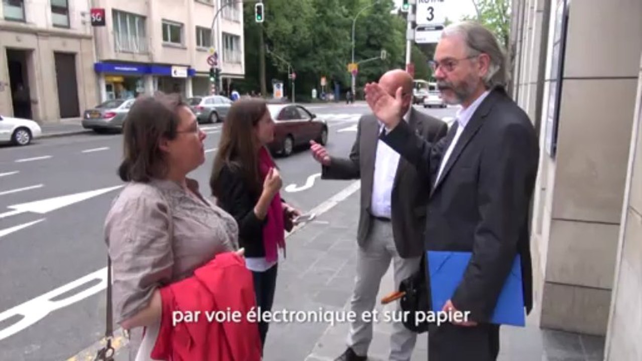 OGBL - 2013-06-12 - Remise d’une pétition au ministre de la Famille Marc Spautz