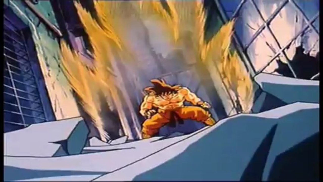 goku vs le tiran slug de la  planète namec
