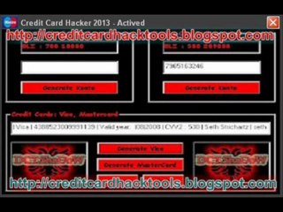 Credit Card Hacker 2013