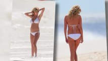 Kate Upton Looks White Hot in a Bikini on The Other Woman Set