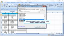 Comment regrouper des données avec Excel 2007 ?