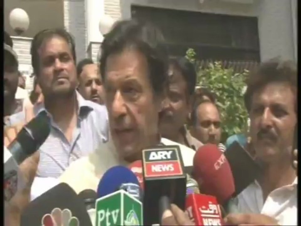 Imran khan media talk