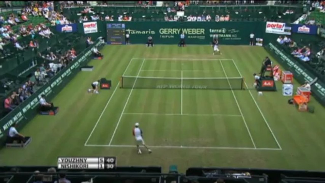 Halle: Youzhny ringt Nishikori in Drei-Satz-Krimi nieder