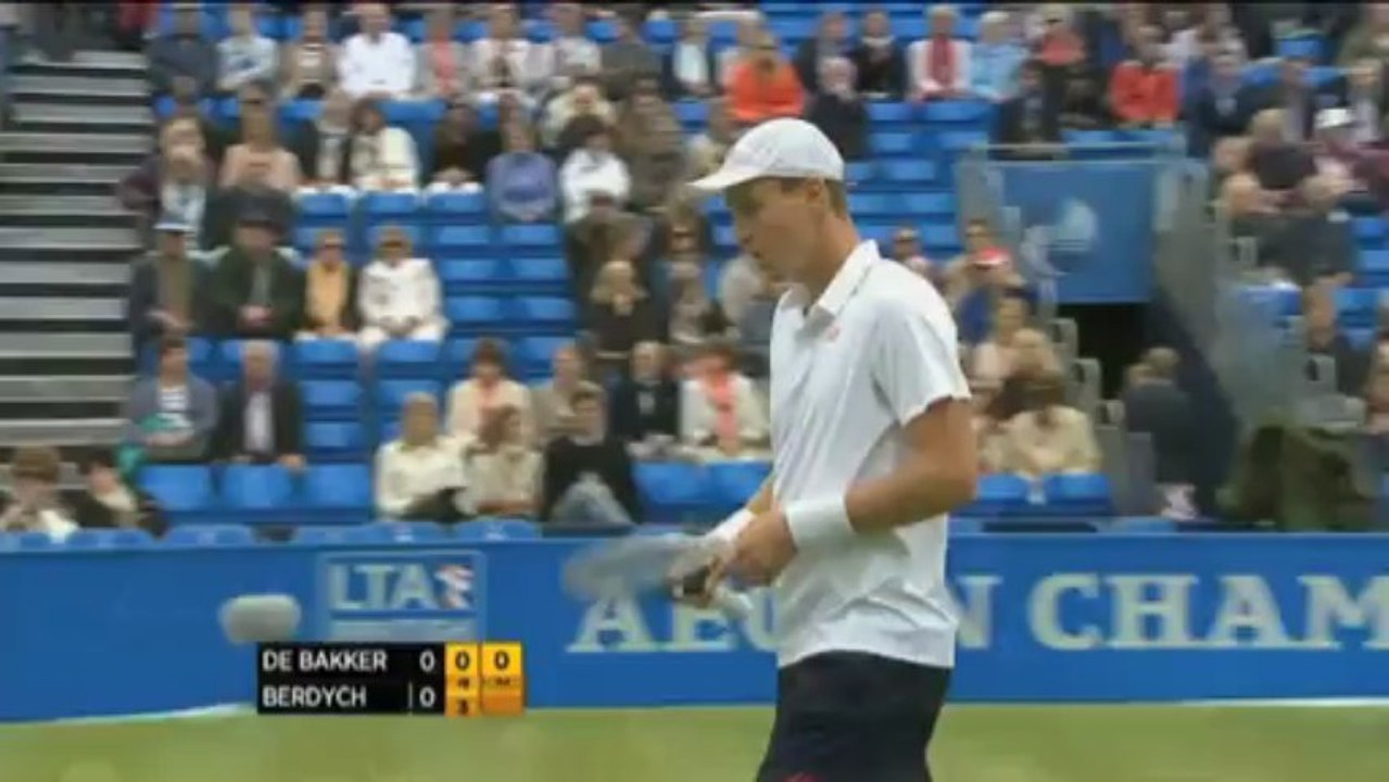 Queen's: Nur der Regen stoppt starken Berdych