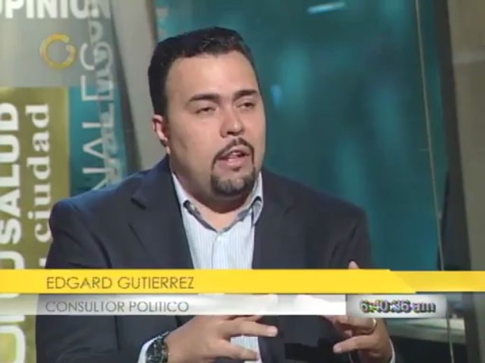 Consultor Gutiérrez cree que para la oposición lo importante deben ser las ciudades grandes y mayoría de votos