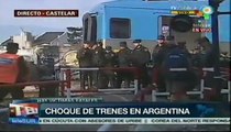 Choque de trenes en Buenos Aires deja varios muertos y heridos