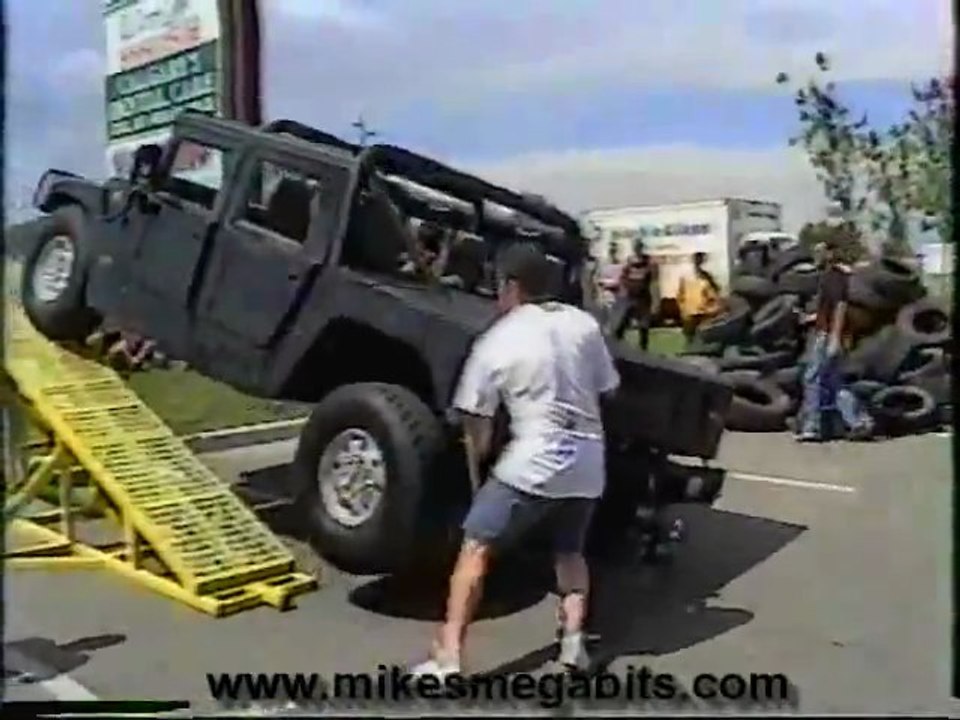 Tim Rolls His Hummer on the RTI Ramp