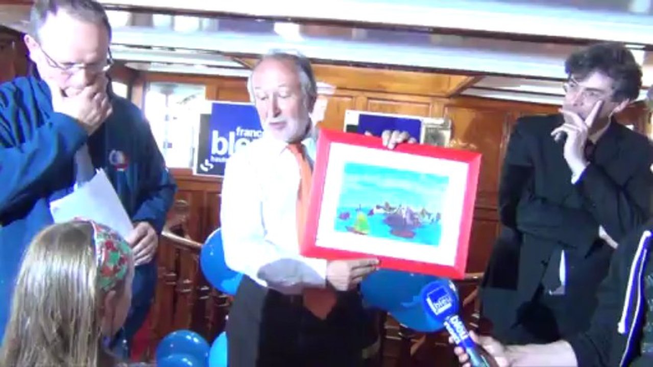 Remise des prix sur le Belem : Marie