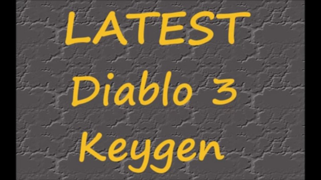 Diablo3 Keygen Download - GET This Fresh Version Now!