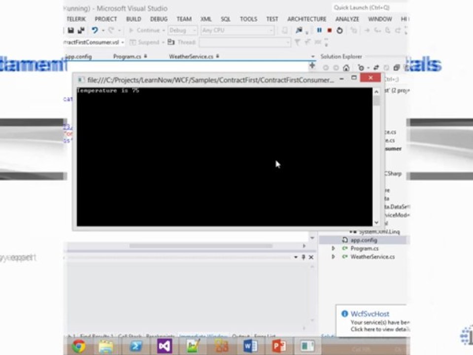 Trailer for WCF 2012 Developer tutorial: Fundamentals