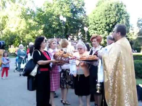 Tedeum de pomenire a marelui Poet, Mihai Eminescu, la Teiul sfânt din Parcul Copou-Iasi