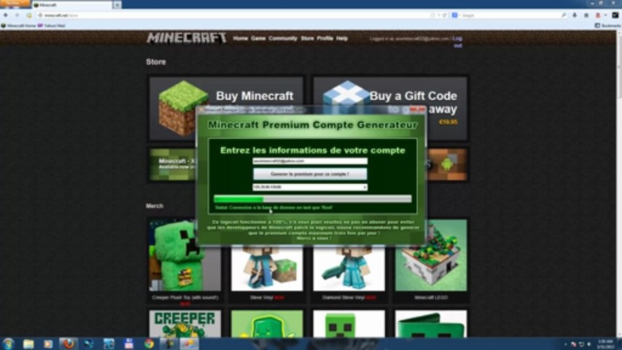 Minecraft Premium Compte Generateur Avec Preuve...
