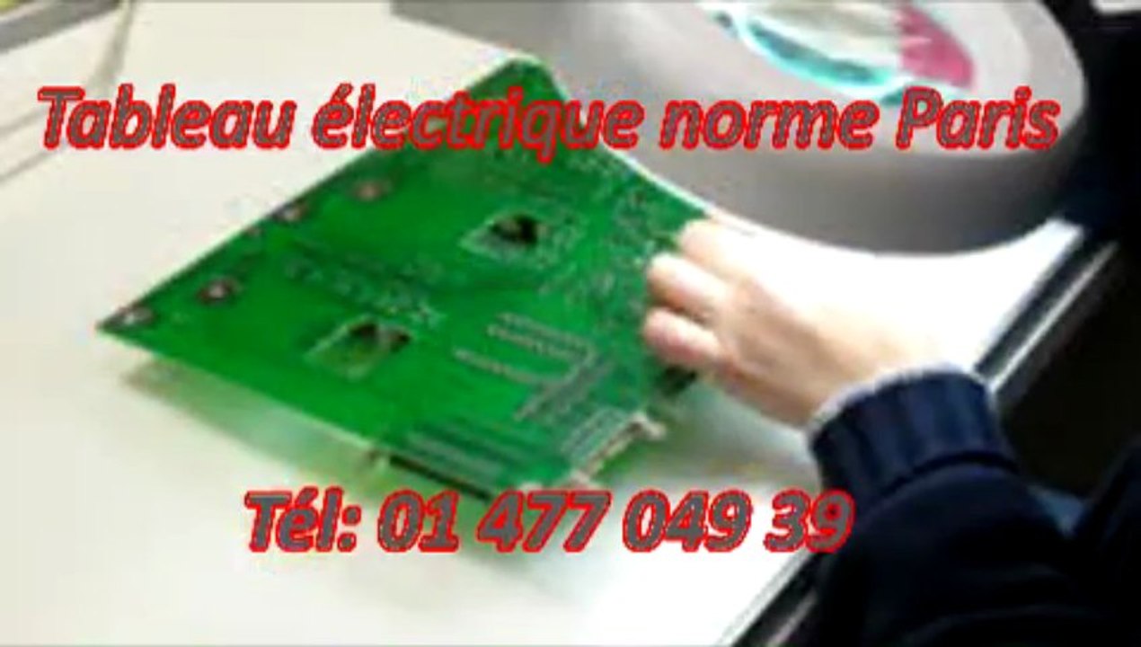 Tableau électrique norme Tél: 01 477 049 39