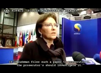 Ewa Kopacz nieczuła na próby nacisku - 01.12.2009