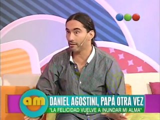 Daniel Agostini, papá otra vez