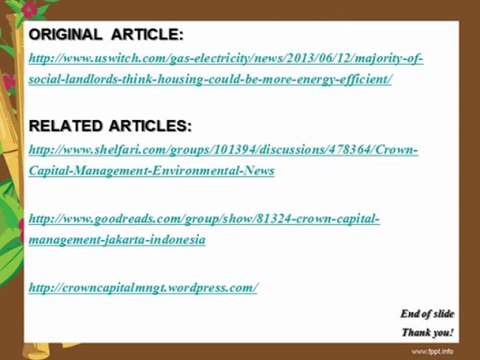 Crown Jakarta Capital Eco Management News