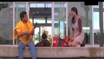 UNNAI THEDI | Ajith | (Tamil) Ajith & Malavika waiting for train