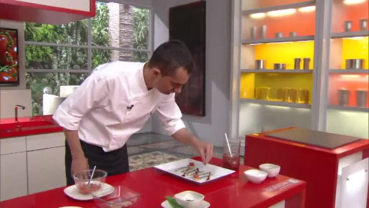 Sardines marinades amb vinagreta de gerds