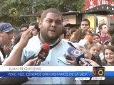 Estudiantes marcharon de Chacaíto a la UCV en vigilia universitaria