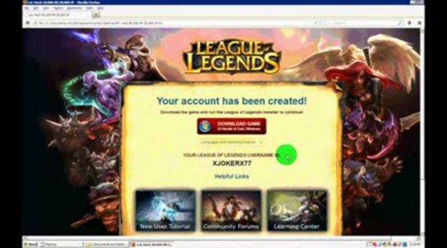 League of Legends RP Hack / Pirater / FREE Download June - July 2013 Update (LissandraAatrox - Patch)