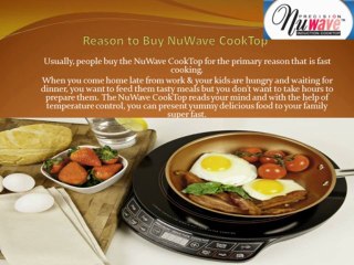 Revolutionary NuWave CookTop