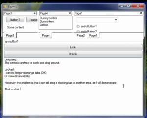 C1 docking disabling