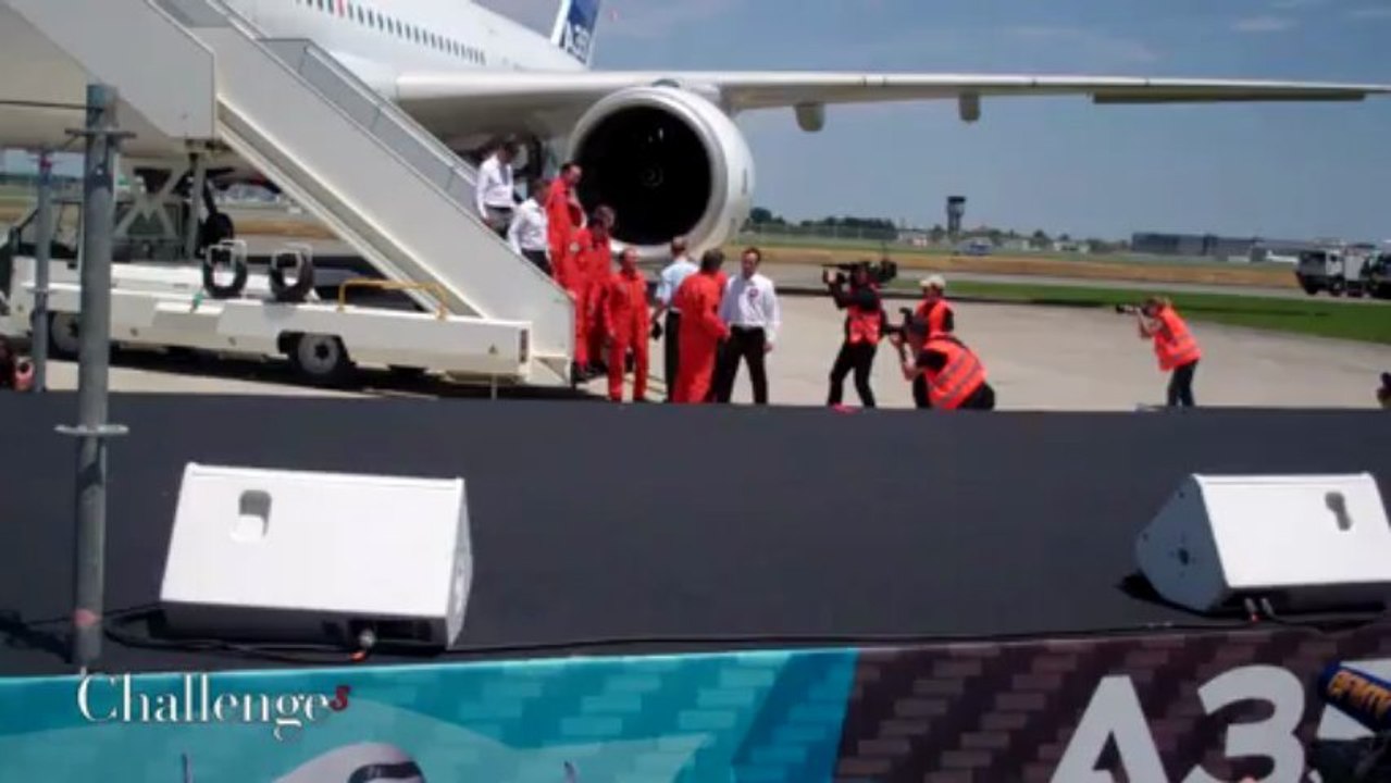 Le premier vol d'essai de l'Airbus A 350