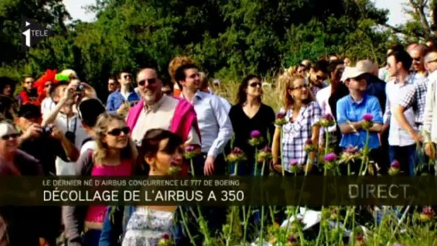 Décollage réussi de l'A350