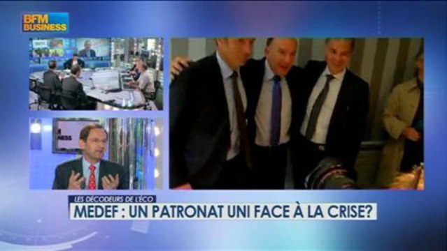 Medef : un patronat uni face à la crise ? dans Les décodeurs de l'éco - 13 juin 1/5