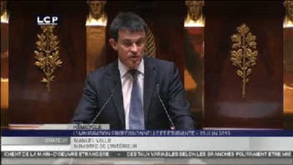 Travaux en séance : Déclaration du gouvernement, en application de l’article relatif à l’immigration professionnelle et étudiante et débat